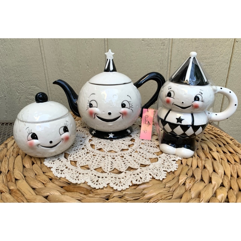 Johanna Parker Laughing Luna Moon Tea Set Carnival Cottage